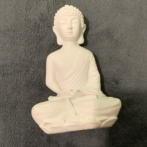 Shiva white statuette - shiva, in
