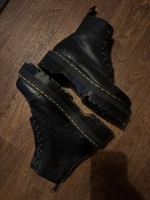 Dr Martens Black Tumbled Leather Sinclair Womens  Boots UK 6