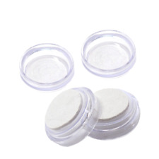 CLEAR Castor Cups Carpet Floor Chair Sofa Furniture Protectors Caster Small 4PK
