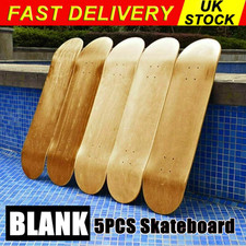 1/5/10X Wood Plain Skate Decks