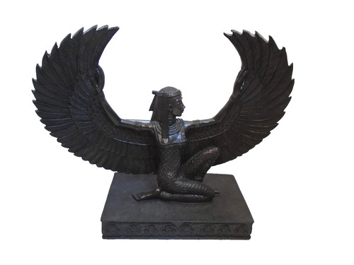 Winged isis goddess statue - winged,