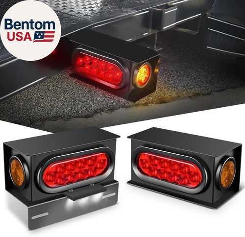 2pcs steel trailer light - trailer, boxes