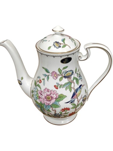 Aynsley pembroke teapot floral - teapot,