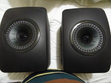 Kef LS50 speakers Black
