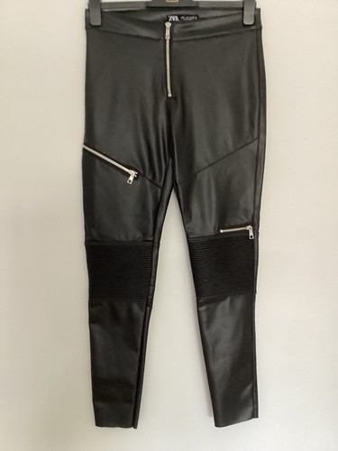 Zara faux leather - leather, moto