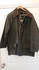 Barbour Beaufort authentic Vintage, Distressed and heavily worn wax jacket.