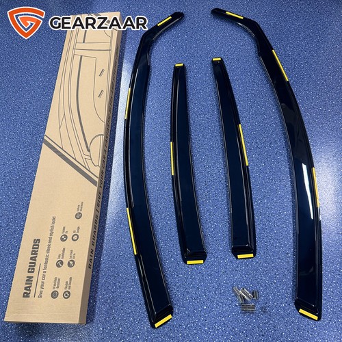 4pc wind deflectors tinted - 4pc, for
