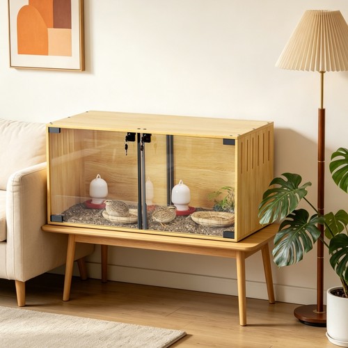 Large wooden hamster cage - large,