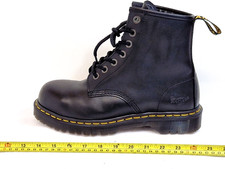 Dr Martens Industrial men Steel Toe Boots Leather Black UK 7 EU 41