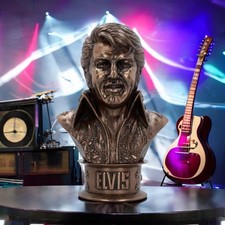 Elvis Presley Bronze Bust Statue Official Nemesis Now Collectible Figurine 33cm