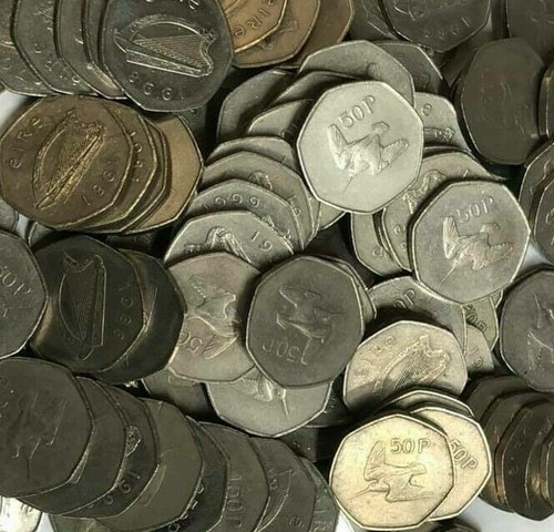 Bulk irish coins decimal and - irish,