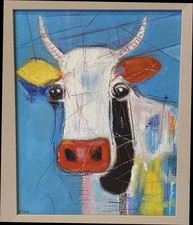 Original Oil Pastel  abstract