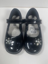 Clark’s Girl’s Black Patent Trixi Candy Shoes Size 8 Width G New