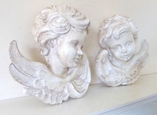 Pair Heavy Vintage Off White