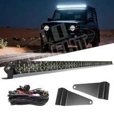 Dual Row 42" LED Light Bar Offroad +Brackets + Wire For Suzuki Jimny 1999 - 2019