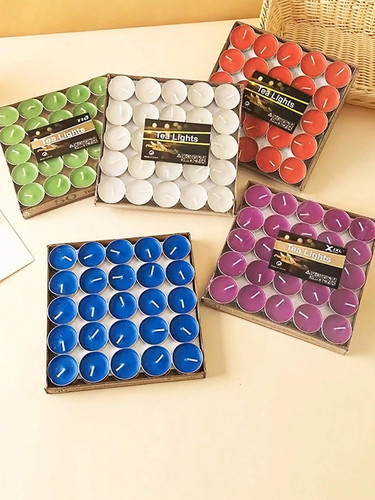 100x tea light - candles, 9