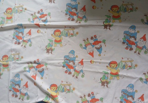 Vintage noddy baby cot sheet - baby,