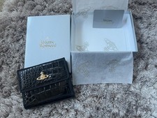 Vivienne Westwood Black Tri Fold Purse Wallet - Used Twice 