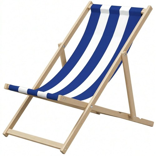 Wooden folding deck chair - wooden,
