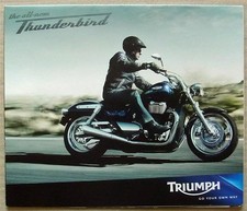 TRIUMPH THUNDERBIRD MOTORCYCLE Sales Brochure For 2010 #T3864860
