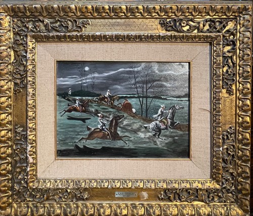 Painting antique oil - oil, on