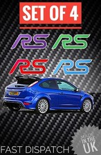 Focus RS Mk2 BADGE INLAYS COLOUR CODED RECARO TURBO UK