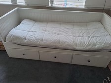 IKEA Hemnes White Day-bed Frame with 3 Drawers, WITH/WITHOUT mattress 