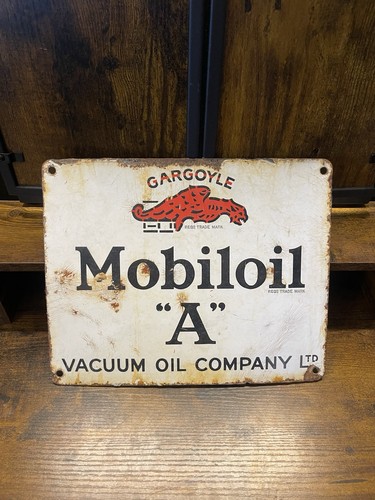 Genuine rare vintage mobiloil - genuine,