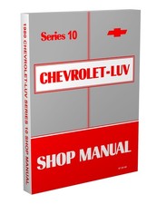 1980 Chevy Luv Pickup Shop Manual 80 Chevrolet Truck Repair Service Book