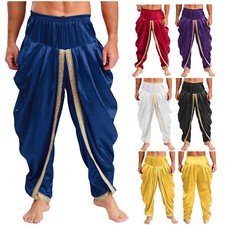UK Mens Dupion Silk Dhoti Pant