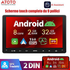 ATOTO A6PF Android 9 Pollici Autoradio NAVI GPS Wirelss Android Auto ChatGPT-AI