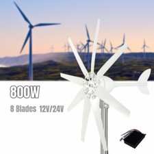 8 Blades 8000W Wind Turbine Generator Horizontal Wind Generator 12/24V UK
