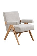 Corduroy Fabric Accent Chair