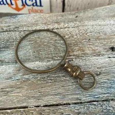 Brass magnifying glass round - brass,