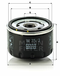 Mann filter oil - w,