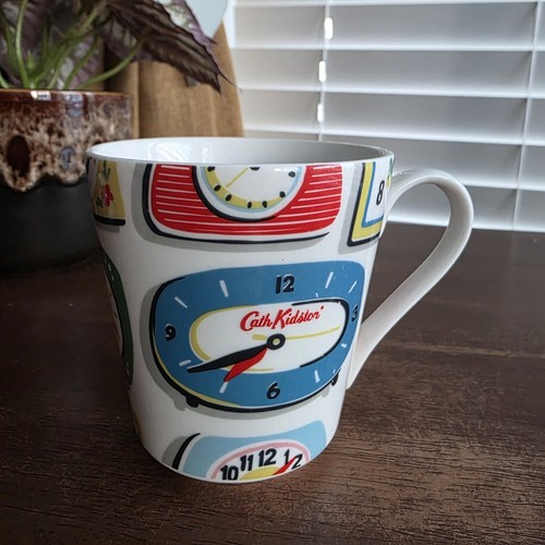 Cath kidston clocks mug - cath, tea