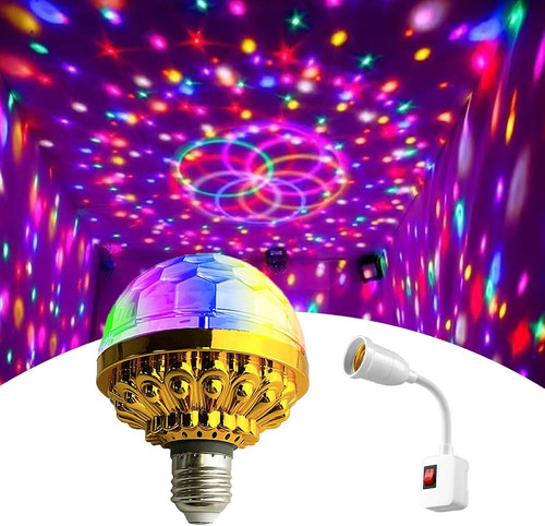 Disco light bulb plug - light,