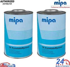 2x MIPA 1K Plastic Primer 1L Adhesion Promoter for ABS Bumpers PP Car Panels