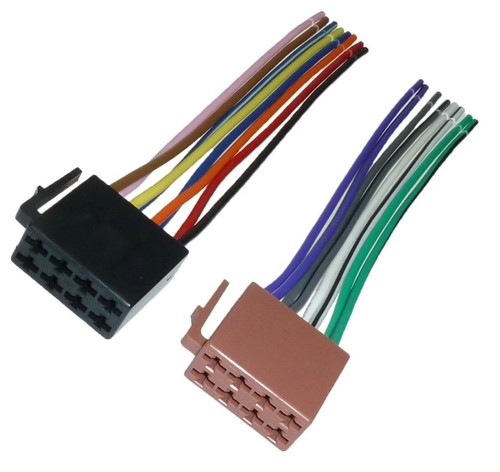 Male iso lead radio - male, plug