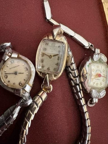Vintage watch lot elgin - lot, pc
