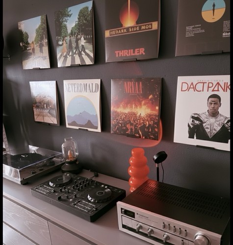 Vinyl record wall mount qty - vinyl, (qty
