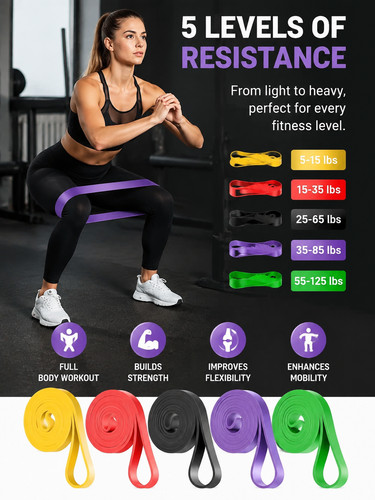 Pull resistance bands set - pull,