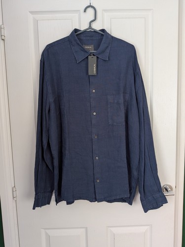 Oska 100 linen - 100%, blue