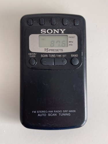 Genuine sony srf m606 fm - -,