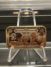 1oz .999 Fine Copper 2 Dollar Bullion Bar Brand New Free Delivery