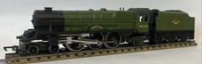 3 RAIL CONVERTED HORNBY OO 46201 BR PRINCESS ELIZABETH GREEN LOCO & TENDER