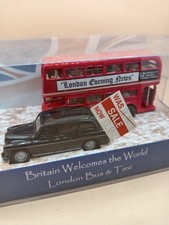 Oxford Diecast  Britain Welcomes the World - London Bus and Taxi