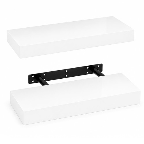 Floating wall shelf white - wall,