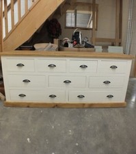 SHABBY CHIC PAINTED 9 DRAWER