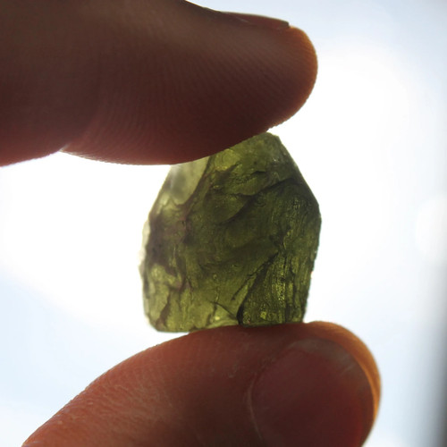 Moldavite 56g tektite - moldavite, 7.56g